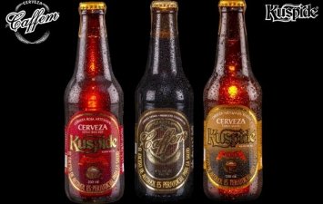 Cervezas artesanales Kúspide y Caffem